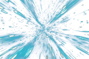 PNG Cyan neon bold lines moving fast universe galaxy light.