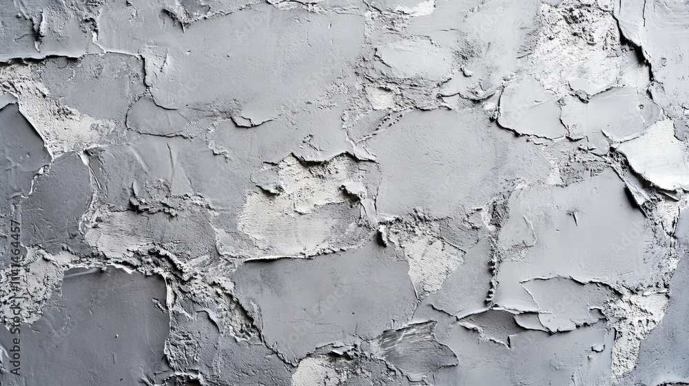 Poster grey stucco wall texture background for design projects – smooth urban plaster finish with subtle va