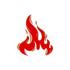 Fire icon illustration