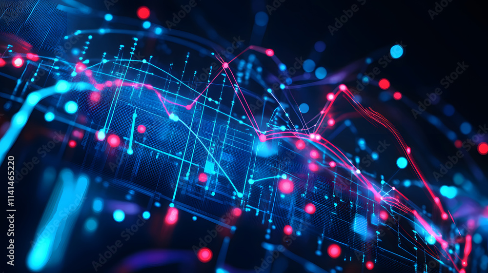 Aufkleber data visualization trends in technology digital space graphic design abstract environment futuristic