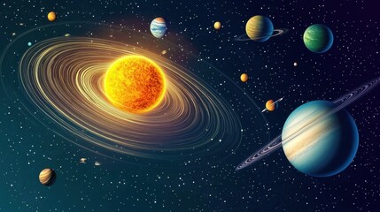 An astronomy-themed banner showcasing the wonders of the universe.