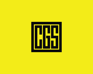 CGS logo design vector template. CGS