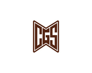 CGS logo design vector template. CGS
