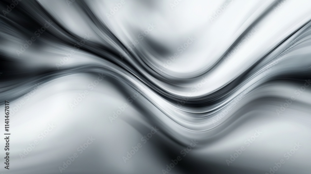 Poster abstract blur gray background with soft gradients, creating a smooth and calming visual effect for u