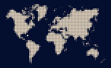 Fototapeta premium map of the world
