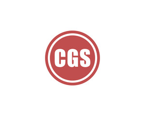 CGS logo design vector template. CGS