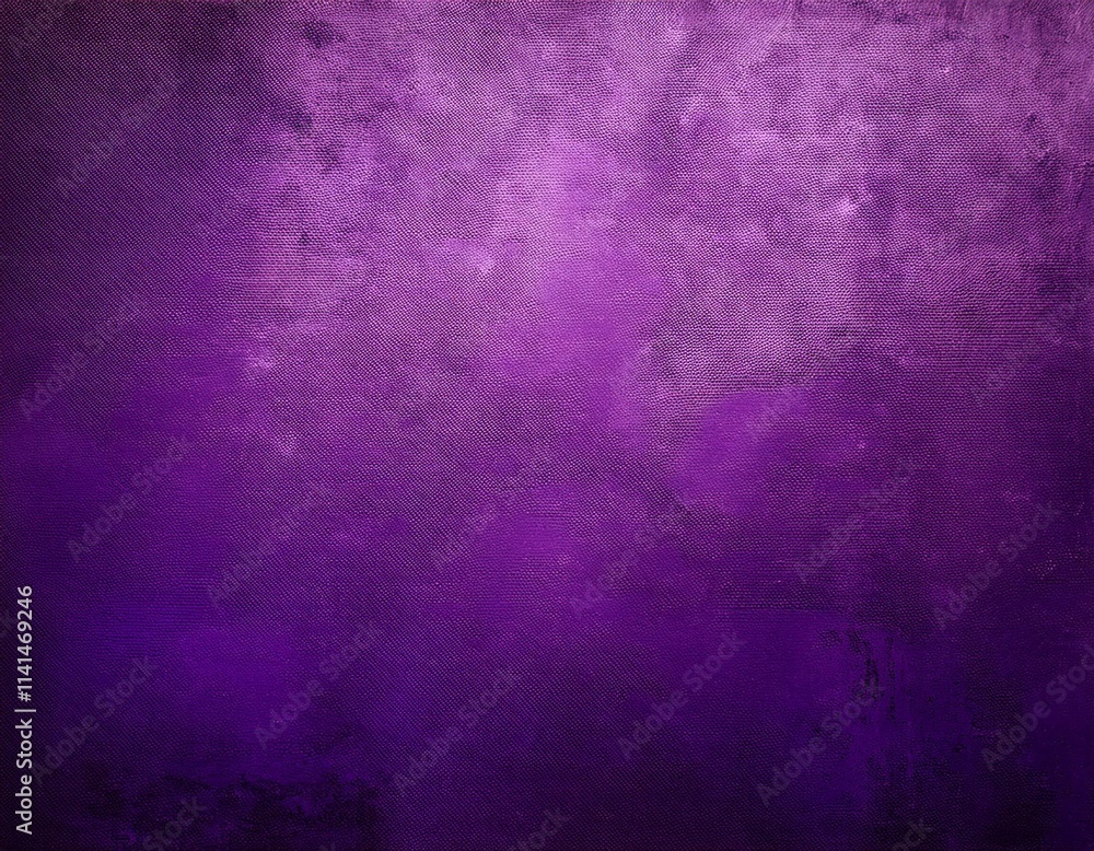 Poster the deep purple color casts a soft glow on the textured wall, creating a serene and calming atmosphe