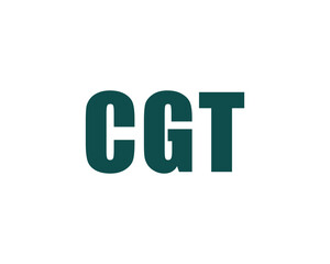 CGT logo design vector template. CGT