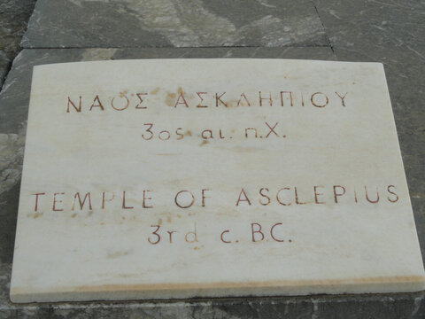 Steintafel des Asklepieion auf Kos