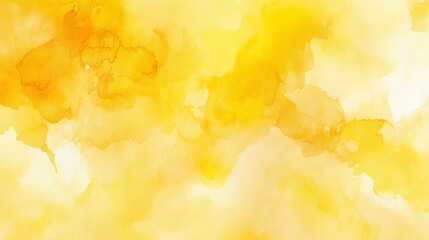 Soft yellow watercolor background for creative designs, abstract vector art