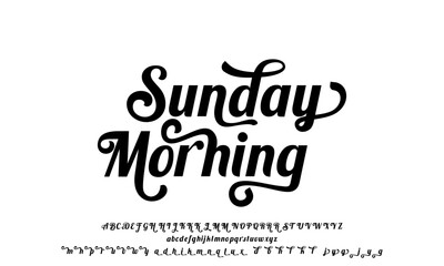 Elegant Font Uppercase Lowercase. Classic Lettering Minimal Fashion Designs. Typography modern serif fonts regular decorative vintage concept. vector illustration