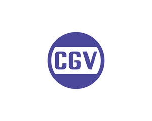 CGV Logo design vector template. CGV