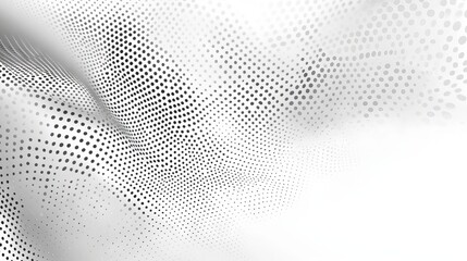 Modern white and grey halftone background &ndash; abstract decorative pattern for web design, banners, posters, and layouts &ndash; versatile vector illustration for digital and print projects