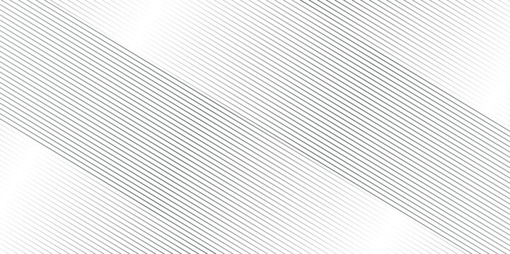 Diagonal stripe oblique, slanting lines gradient abstract art modern geometric vector pattern background. black and white ribbed striped diagonal line pattern as gradient fabric texture.