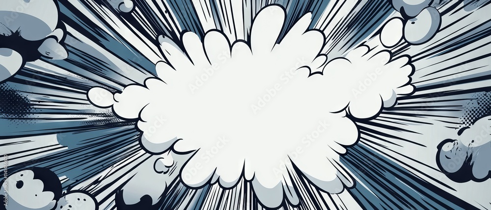 Poster abstract comic-style grey background with dynamic texture and halftone patterns, ideal for graphic d