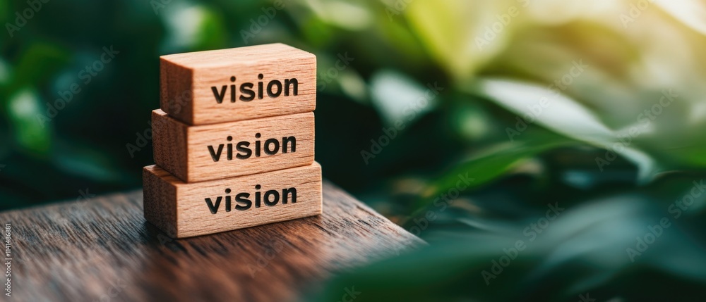 Poster building vision with wooden blocks a creative workshop in nature fostering imagination and growth fr