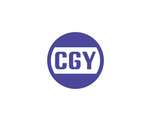 CGY logo design vector template. CGY