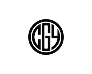 CGY logo design vector template. CGY
