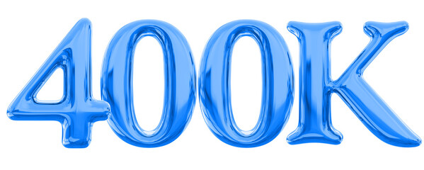 400K Follow Blue