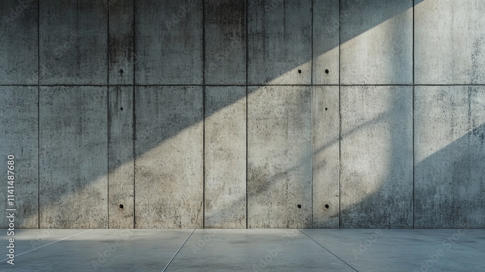 Poster full-frame textured gray concrete wall background with subtle variations and rough surface details f