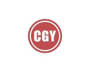 CGY logo design vector template. CGY