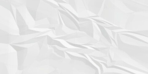 Abstract vector white wrinkly paper background. cardboard craft wrinkly paper, crumpled pattern texture. paper crumpled wrap. white fabric crushed- crumpled. white crumpled paper crushed parchment.