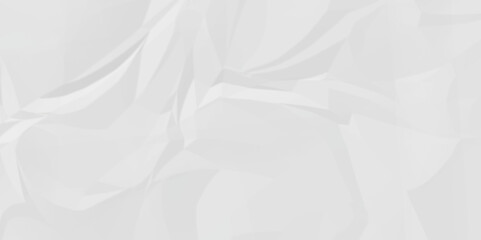 Abstract vector white wrinkly paper background. cardboard craft wrinkly paper, crumpled pattern texture. paper crumpled wrap. white fabric crushed- crumpled. white crumpled paper crushed parchment.