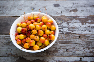 Ripe Organic Crab Apple Fruit