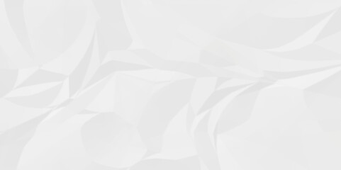 White wrinkly backdrop paper background. panorama craft wrinkly paper texture background, crumpled pattern texture. paper crumpled texture. white fabric crushed textured crumpled.