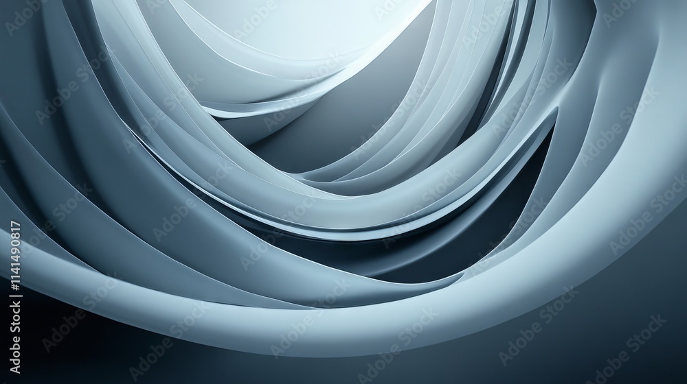 Aufkleber abstract gray background with smooth texture and subtle gradient, ideal for minimalistic design, mod