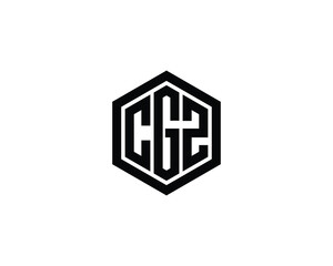 CGZ Logo design vector template. CGZ
