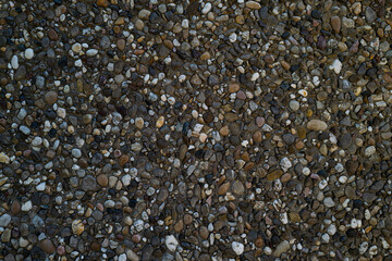 Stone road banner. Background of stone road. Architecture background with stone cladding road. Stone rock road background. Stones background.