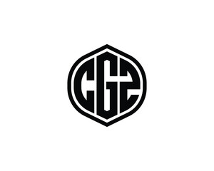 CGZ Logo design vector template. CGZ