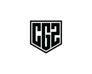 CGZ Logo design vector template. CGZ
