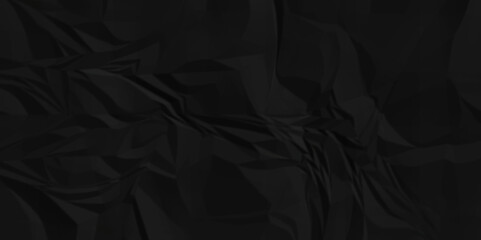 Abstract vector black wrinkly paper background. cardboard craft wrinkly, crumpled pattern texture. paper crumpled wrap. black fabric crushed- crumpled. white crumpled paper crushed parchment.