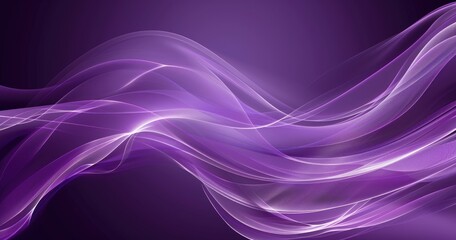 Abstract purple waves creating a smooth, flowing design.