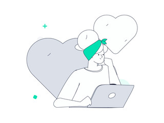 3.12 International Women's Day professional women flat character vector concept operation hand drawn illustration
