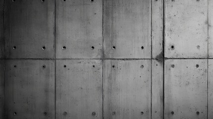 High-resolution close-up of grey concrete wall texture featuring detailed industrial patterns and urban background, perfect for architectural design, interior projects, graphic design