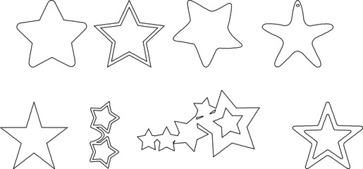 vector illustration design of beautiful and cute decorative toy images for children's room decoration