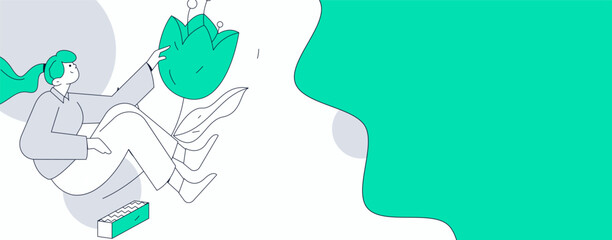 3.12 International Women's Day professional women flat character vector concept operation hand drawn illustration
