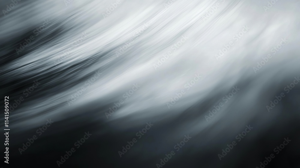 Poster elegant grey and black abstract gradient background with smooth blur effect for modern graphic desig