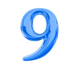 Blue Number 9