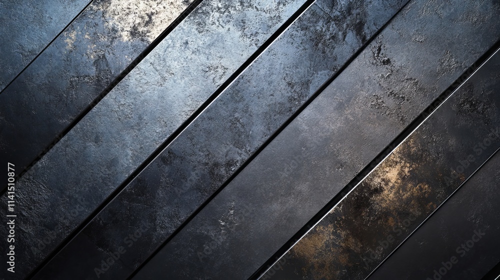 Poster abstract metallic texture background with intricate industrial patterns and shiny sheens for modern 