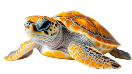 turtle isolated on white background