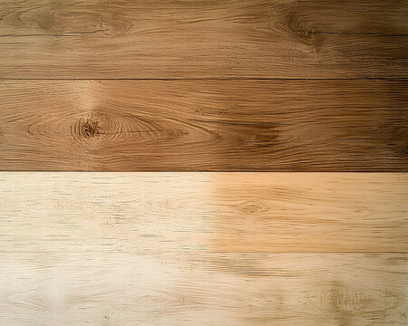 Four horizontally arranged wooden planks with varying brown and beige tones and natural wood grain textures.