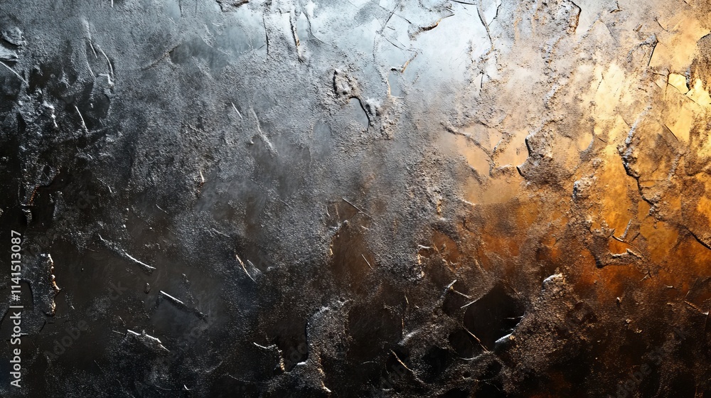 Poster abstract metallic texture background with intricate industrial patterns and shiny sheens for modern 
