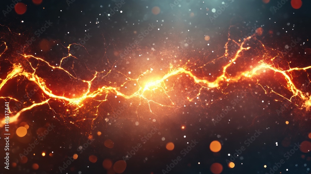 Leinwandbilder dynamic energy burst abstract background digital art motion close-up visual impact blur background