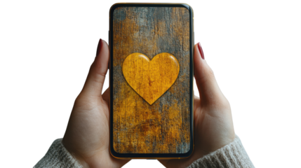 a hand drawn smartphone on white background