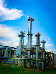 oil refinery plant