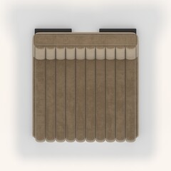 3d render bar stool design element. Furniture Collection